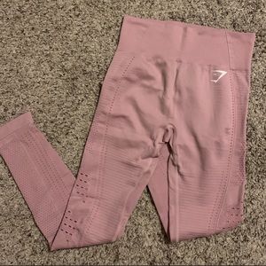 Baby pink energy seamless gymshark leggings!